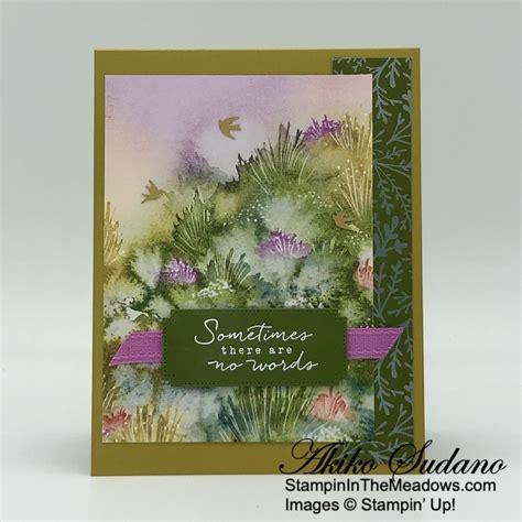 Stampin Up Thoughtful Expressions Card Stampin In The Meadows