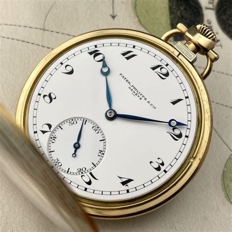 Patek Philippe Gold & Enamel Gents Pocket Watch - Tempus Fugit