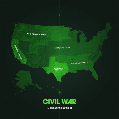 New ‘civil War Poster Divides America Into Warring Factions