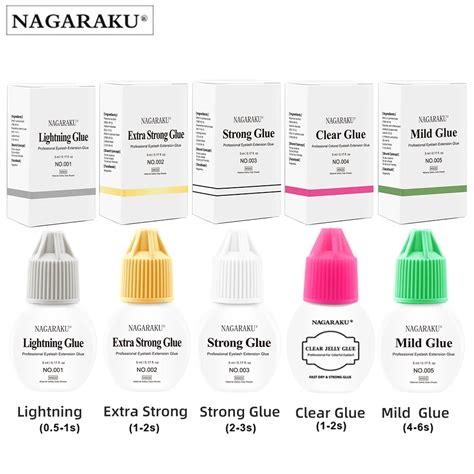 NAGARAKU Eyelash Extension Glue Makeup 5ml Fast Dry Russian Volume