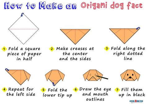 Origami Dog Face