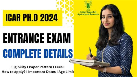 Icar Aice Ph D Entrance Exam Ii Complete Details Eligibility I