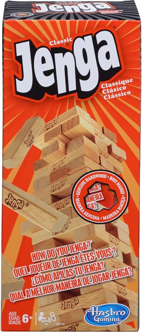 Hasbro Gaming Jenga Classic Game Free Shipping