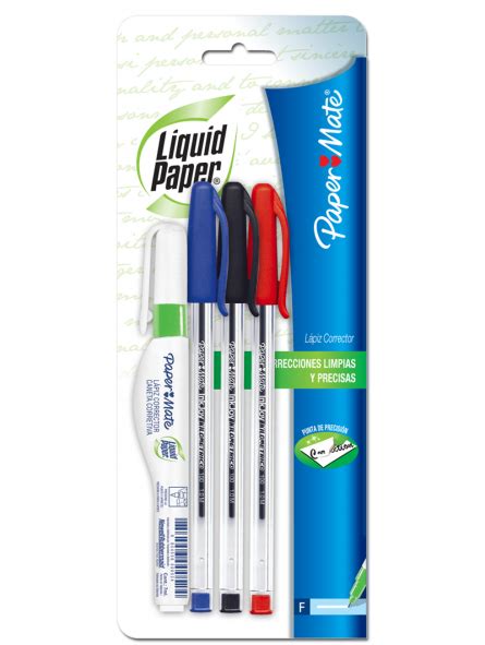 L Piz Corrector Liquid Paper Caja Unidades Materiales De Arte