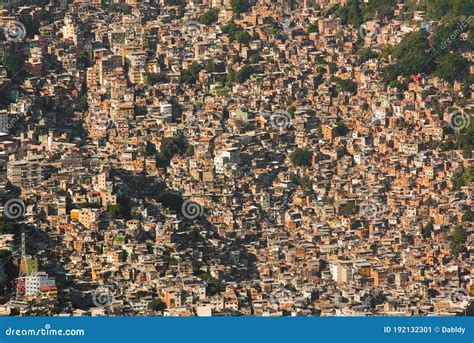 Largest Brazilian Favela Rocinha In Rio De Janeiro Stock Image Image