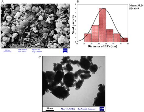 Structural And Morphological Properties Of Cuo Nps A Sem Image B