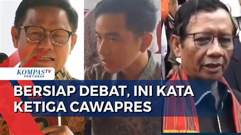 Persiapan Cawapres Jelang Debat Muhaimin Baca Materi Gibran Minta Doa