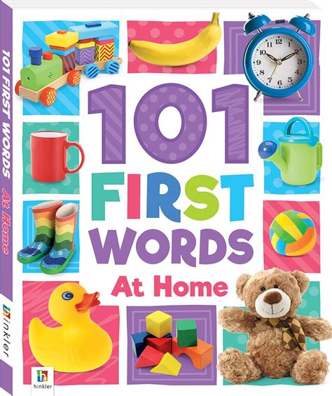 101 First Words At Home Board Books Books Children Hinkler