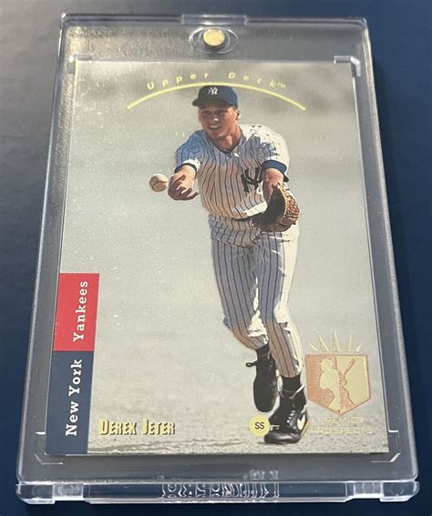 Upper Deck Sp Derek Jeter Foil Rookie Rc Ny Yankees Premier