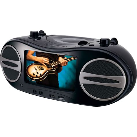 GPX BD707B Portable DVD/CD Player w/ 7 in. (Diagonal) Display