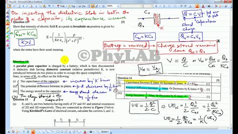 Isc 2020 Physics Board Paper Solution Question 14 Part 6 Capacitor