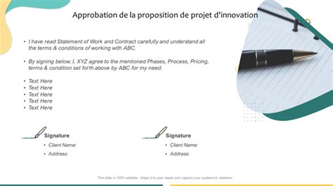 Top Des Mod Les De Proposition De Projet D Innovation Avec Des