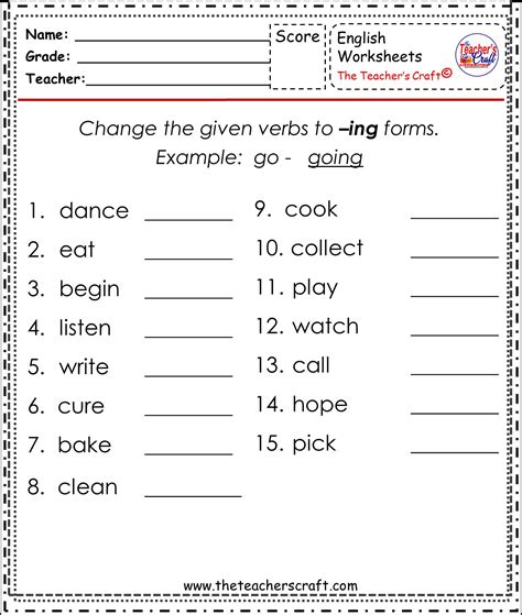 Present And Past Progressive Tense Worksheets