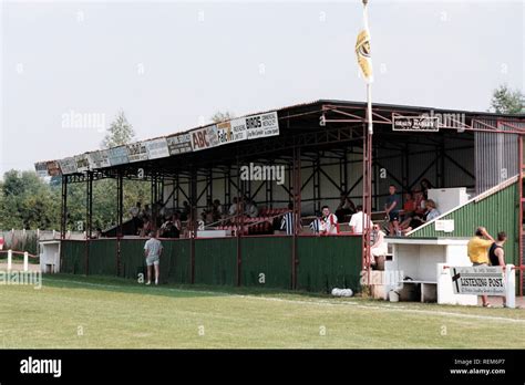 General View Of Evesham United Fc Football Ground Common Road Evesham