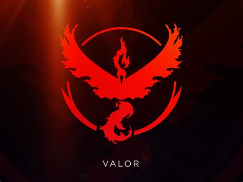 Valor: Pokemon GO Team Logo [Vector Download] by Meritt Thomas on Dribbble