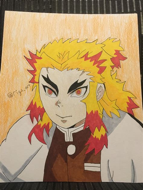 Rengoku fan art : KimetsuNoYaiba