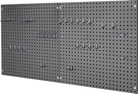 Seville Classics Ultrahd® 2 Piece Pegboard Set W 23 Piece Hook Assortment 24 W X