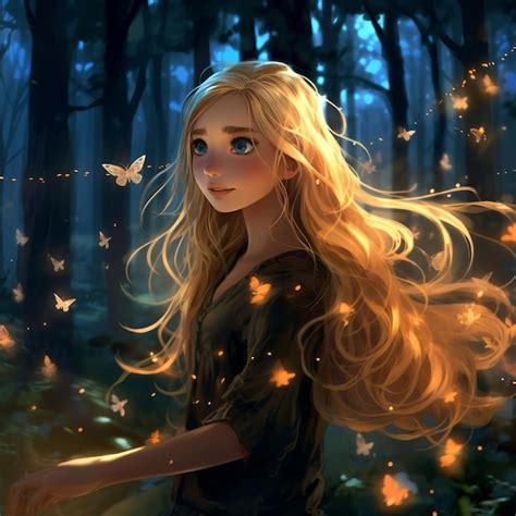 Enchanting Glow Un Cuento Inspirado En Studio Ghibli De Una Chica Rubia