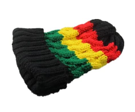 Bob Marley Jamaica Rasta Slouch Beanie Hat Warm Beret Cap Winter Reggae