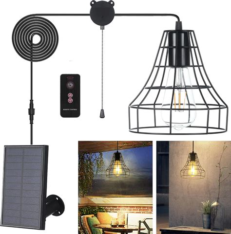 Solar Pendant Lights Outdoor Indoor With Remote Chicken Coop Lights Solar Powered Shed Light