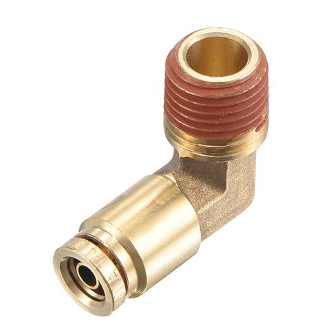 Uxcell Tube Od X Npt Male Thread Brass Push To Connect Fitting