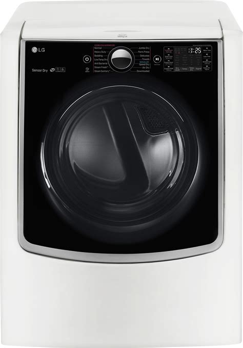 Best Buy Lg 9 0 Cu Ft 14 Cycle Smart Wi Fi Electric Steamdryer Sensor Dry And Turbosteam