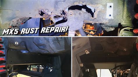 Mx 5 Nb Front Frame Rail Rust Repair Youtube