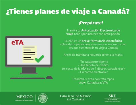 Se Simplifica El Trámite De Ingreso A Canadá Para Las Y Los Mexicanos Secretaría De Relaciones