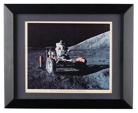 Gene Cernan Signed Photograph | RR Auction