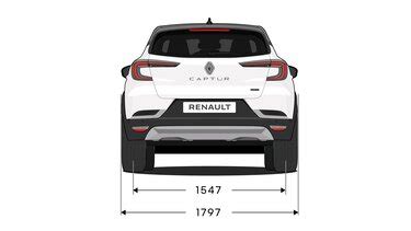 Habitabilité et dimensions Captur E Tech full hybrid Renault