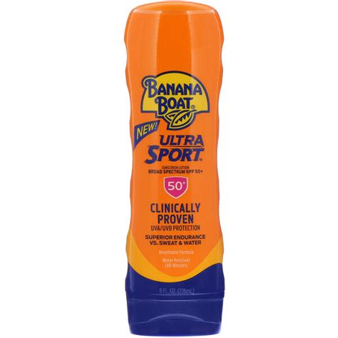 Banana Boat Ultra Sport Sunscreen Lotion Spf 50 8 Oz 236 Ml Iherb