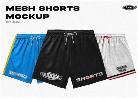 Mesh Shorts Mockup Uddes