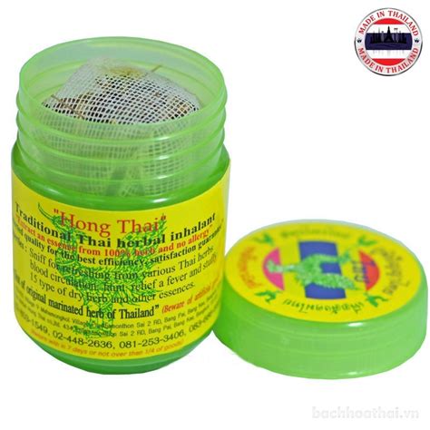 Hongthai Brand Compound Herb Inhaler Rosemary Oil Minyak Rosemary