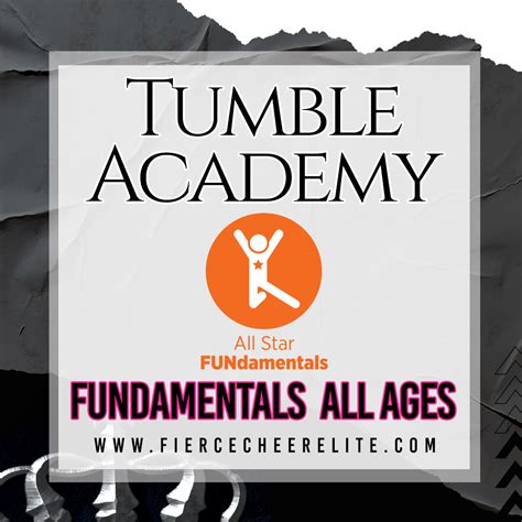 Fce Tumble Academy Fundamentals Fierce Cheer Elite