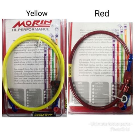 Universal Color Morin Racing Brake Hose Motorcycle Front 36 Rear 22