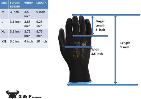 12 Pares De Guantes De Trabajo Ligeros Con Revestimiento De Poliuretano