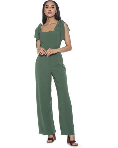 Green Alexia Admor Jumpsuits And Rompers For Women Lyst