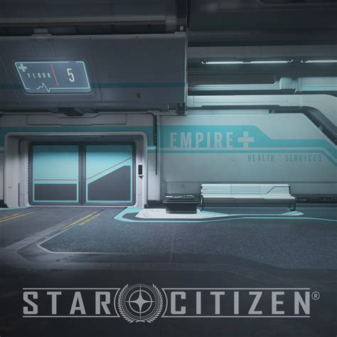 Artstation Star Citizen Area 18 Hospital