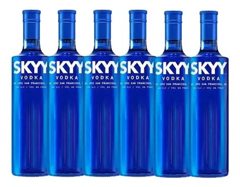 Pack De Piezas Vodka Skyy Ml Env O Gratis