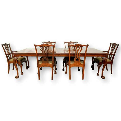Stickley Dining Table W 6 Chairs Upscale Consignment