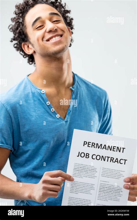 The Miracle Of A Permanent Job Contract Stock Photo Alamy