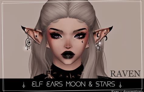 Elf Ears Moon And Stars Fem Viera Aura The Glamour Dresser Final Fantasy Xiv Mods And More