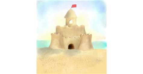 Drawing Of Sand Castle By Jade Drawize Gallery