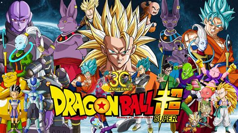 Dragon Ball Super 30th Anniversary Hd Wallpaper