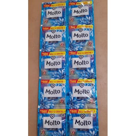 Jual Molto Biru Sachet Pelembut Dan Pewangi Pakaian Sachet Molto