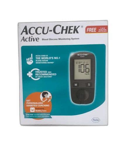 Mmol L Accu Chek Active Blood Glucometer For Hospital Days At