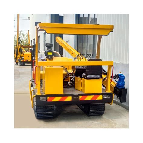 Hydraulic Static Helical Solar Pile Driver Machine For Highway Fence