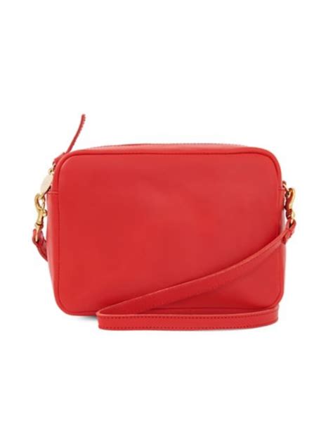 Clare V Midi Sac Leather Crossbody Bag Thebay