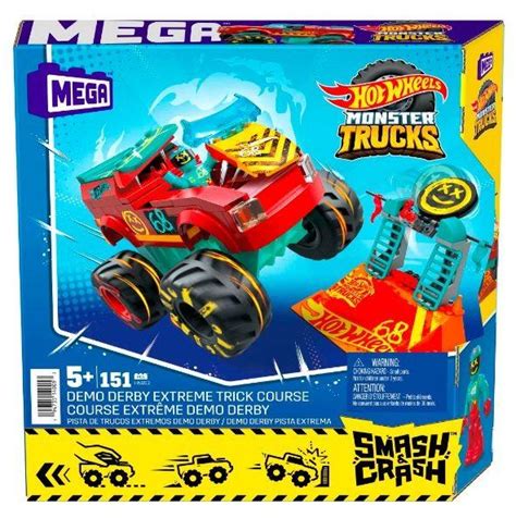 Mattel Mega Bloks Hot wheels monster truck konstravimo rinkinys modelis HNG žema kaina
