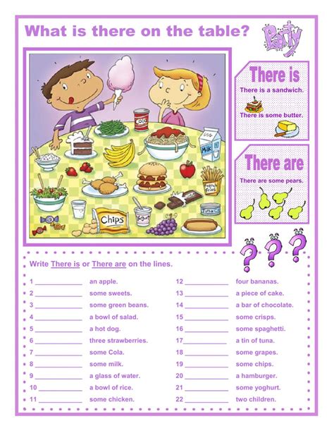 There Are There Is Worksheets